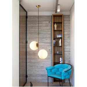 SGROW Decorative Glass Luster Hanging Lamp Lighting Fixture Nordic Modern Glass