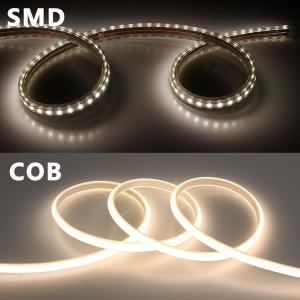 Addressable LED Strip Lights Warm White Concave Lens 24.9FT IP65 Waterproof For