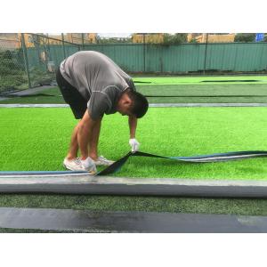 Buy cheap PP Net SBR Backing Artificial Football Pitches With Quartz Sand Infill Material Option from wholesalers