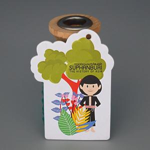 China Colorful Cotton Paper Hanging Car Air Freshener CMYK Printed on sale