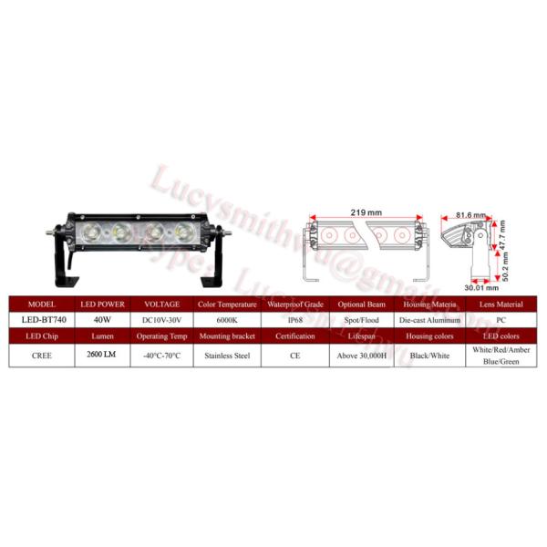 Buy cheap 40W Led work lights truck driving lamps/Spot/LED arbeidslys foco faenero Faros,Led Work li Faros de trabajo, LED-BT740 from wholesalers
