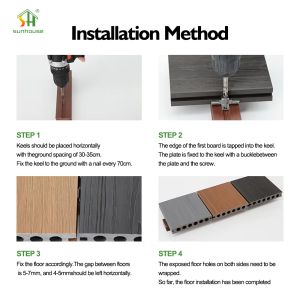 Buy cheap 3D Wood Grain Wpc Decking Anti-Slip and Waterproof Composite Decking for Patios and Decks from wholesalers