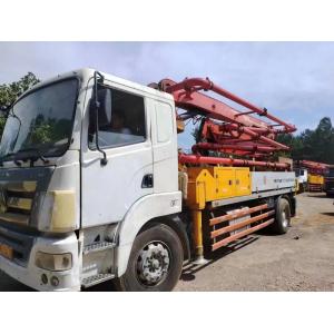 Buy cheap 25m Truck Concrete Pump Mounted Beton Pump Placing Boom with Feeding Height 1400mm from wholesalers