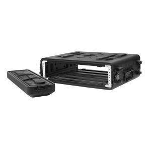 Buy cheap PE 15 Depth 2U Rack Mount Flight Rack Case For Microphone Receiver / Processor from wholesalers