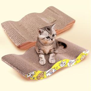 Buy cheap Catnip Inside Cardboard Scratching Recycled Pad Non - Toxic Corn Starch Glue from wholesalers