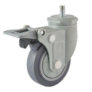Buy cheap Plastic Yoke TPR Medium Duty Medical Casters Wheels Top Plate Mount Installation from wholesalers
