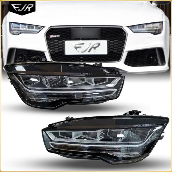 Buy cheap Matrix Headlight Assembly For Audi A7 Modification 2011 To 2018 All LED Old To New Head Front Light Flow Light Steering from wholesalers