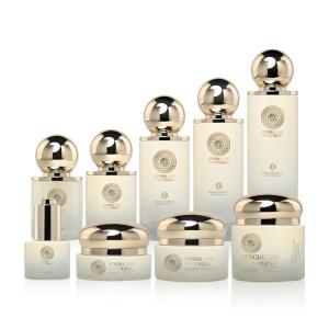 Buy cheap OEM Luxury Cosmetic Packaging Set With Round Ball Cap 150ml from wholesalers