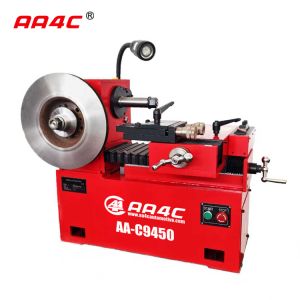 Buy cheap AA4C brake drum /disc lathe machine AA-C9450 450mm infinitely variable speeds. Automatically feeding and unfeeding dual cutters from wholesalers