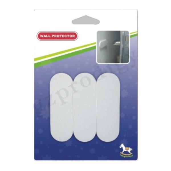 Buy cheap Prodigy EVA+PU Strip Shape White Quiet And Shock Absorbent Wall Bumper Door Stop from wholesalers