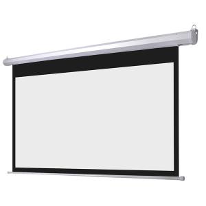 Out door Electric Projection Screens Remote Control / presentation screen Roll