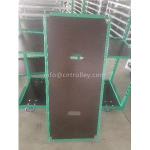 Buy cheap PP Wheel Q235 Display Storage Rack Danish Trolley Shelves from wholesalers