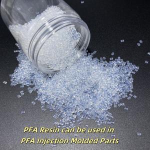 Buy cheap PFA Resin In PFA Injection Molded Parts For Precision Components Requiring High Chemical Resistant from wholesalers