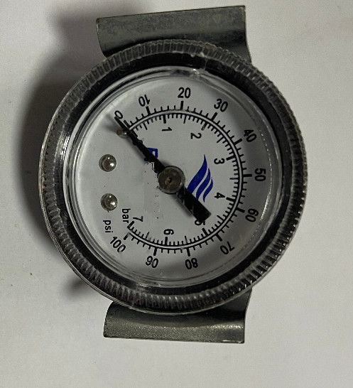 Water Oils Gas Test Manometer 2" 4" Panel Mount Air Pressure Gauge 1/4 Bsp For