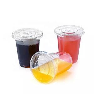 Buy cheap 6 7 9 11 12Oz Biodegradable PLA Cups Cold Coffee Plastic Cup Beverage Ice Cream Boba from wholesalers