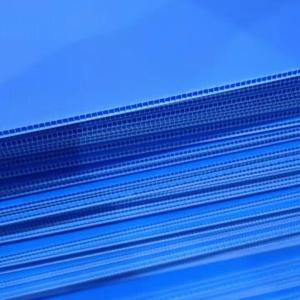 Buy cheap Smooth Polypropylene Hollow Sheet 2mm - 10mm Lightweight Plastic Panels Blue from wholesalers