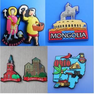 Buy cheap Custom Turku, Mongolia,Ohio and San Expedito Landscape 3D Soft PVC Fridge Magnet product