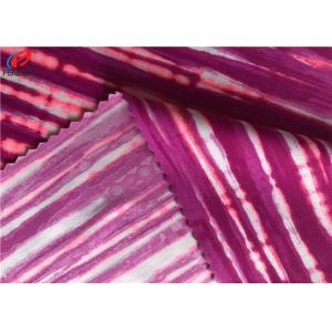 Buy cheap Full Dull Strip Printed Strong Stretch Swimwear Nylon Spandex Fabric from wholesalers
