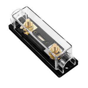China Gold Plated Bolt On Fuse Holder with Blade Fuse Type and Plastic Material for Secure Electrical Connections on sale