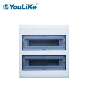 PC Plastic Enclosure Circuit Breaker Mini MCB Box Wall Mounted 32 Ways IP40