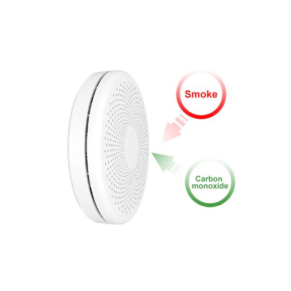 Buy cheap Combination Smoke CO Alarm With Test Button Photoelectric Smoke Alarm Detector from wholesalers