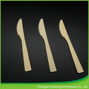 Buy cheap Biodegradable Eco Friendly 170mm Disposable Bamboo Knives ,Forks Spoons from wholesalers