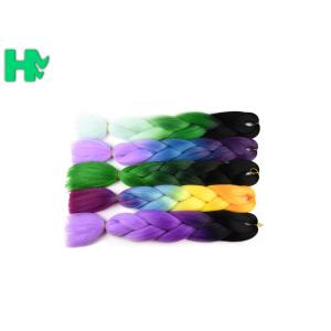 Buy cheap 95 - 100g Artificial Synthetic Hair Pieces / Braiding Hair Extensions from wholesalers