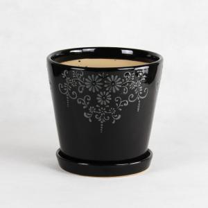 Buy cheap Customizable Ceramic Pots For Gardening In Different Colors from wholesalers