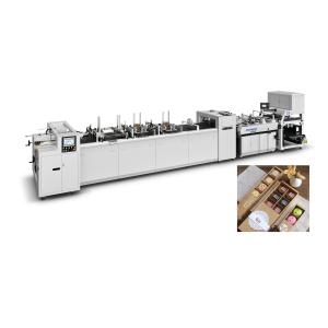 Buy cheap Simple Structure Packaging Box Manufacturing Machine With PLC Control from wholesalers