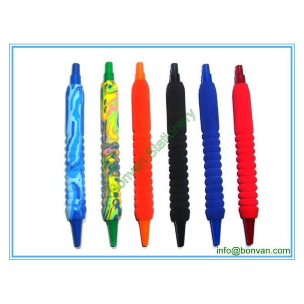 Quality eva wrapped pen,click promotional gift pen for sale
