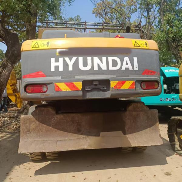 Reliable Hyundai 210W-9 Used Wheel Excavator Durable and High Performance Wheel Excavator Construction Equipment