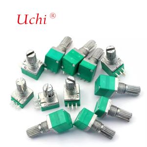 Buy cheap RK097NS 5-pin 9mm 10K Rotary Mono Precision Potentiometer from wholesalers