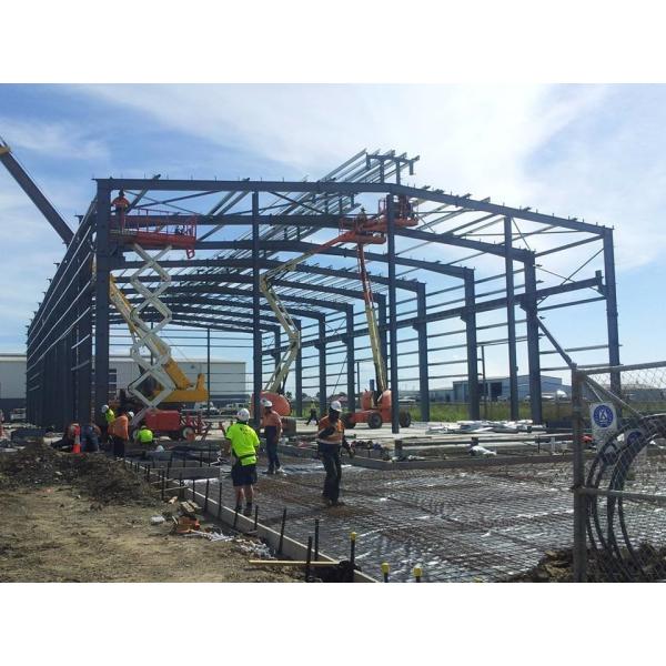 Rigid Portal Frame Prefabricated Steel Structure Warehouse Project Construction
