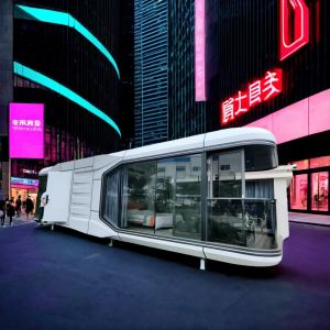 China Versatile Modular Capsule House Steel Structure Prefab Capsule House Durable on sale