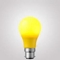 Buy cheap Yellow LED Bulb Light with E27/B22/E26, Flicker Free, Anti UV, 85~265V AC, 50000h Lifespan product
