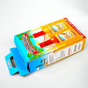 Portable Corrugated Paper Packaging 6 Bottle Beer Box With Custom Printing And