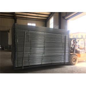 Buy cheap 8ftx12ft 1830mm x 2650mm tubing 1½"(38mm) cross brace temporary chain link fence mesh spacing 2¼"x2¼"(57mmx57mm) from wholesalers