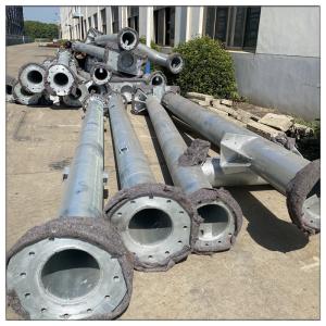 Buy cheap 110KV Direct Current Steel Power Pole with 25+ Years Lifespan and 16m Once Forming for Electrical Transmission from wholesalers