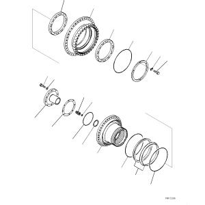 Buy cheap 21N-27-00140 For Komatsu PC1250-8 Excavator Travel Assembly Final Drive Original Travel Motor Aftermarket High quality from wholesalers
