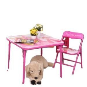 Customizable Kids Table and Two Chairs Set with Printing Design