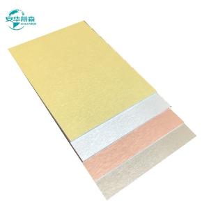 Buy cheap Modern 2440mm Brushed Aluminum Composite Panel Facade With 1220mm from wholesalers