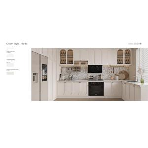 Buy cheap Anti Mold Custom Kitchen Cabinet Design With Aluminum Alloy Frames CE Certificated from wholesalers
