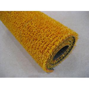 Buy cheap Orange PVC grass mat artificial lawn product