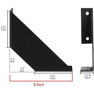 Buy cheap Customized Invisible Floating Wall Shelves Support with Triangle Right Angle Bracket from wholesalers