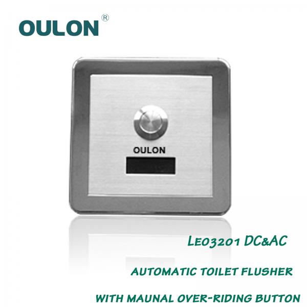 Quality OULON automatic toilet flusher with maunal over-riding button Leo3201DC&AC for sale