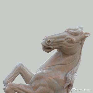 Buy cheap Animal Stone Carving Sculpture Figures Rosetta Horse , Marble Animal Sculptures from wholesalers