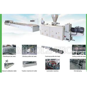 Buy cheap High Capacity ABB Inverter WPC Foam Board Production Line Decking 800mm Max Width from wholesalers