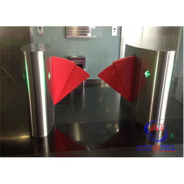 Buy cheap Coin access and Barcode Flap barrier gate of visitor ticketing management system from wholesalers