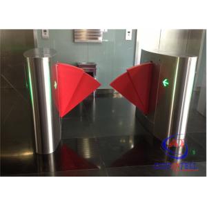 Buy cheap Coin access and Barcode Flap barrier gate of visitor ticketing management system from wholesalers