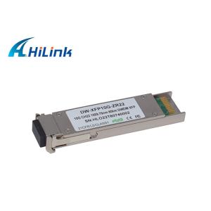 Buy cheap 10GBase-ZR XFP Optical Transceiver 10G CH17-CH61 C- Band 80KM ZR DWDM Type from wholesalers